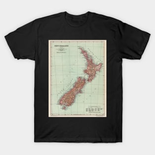 New Zealand Antique Maps T-Shirt